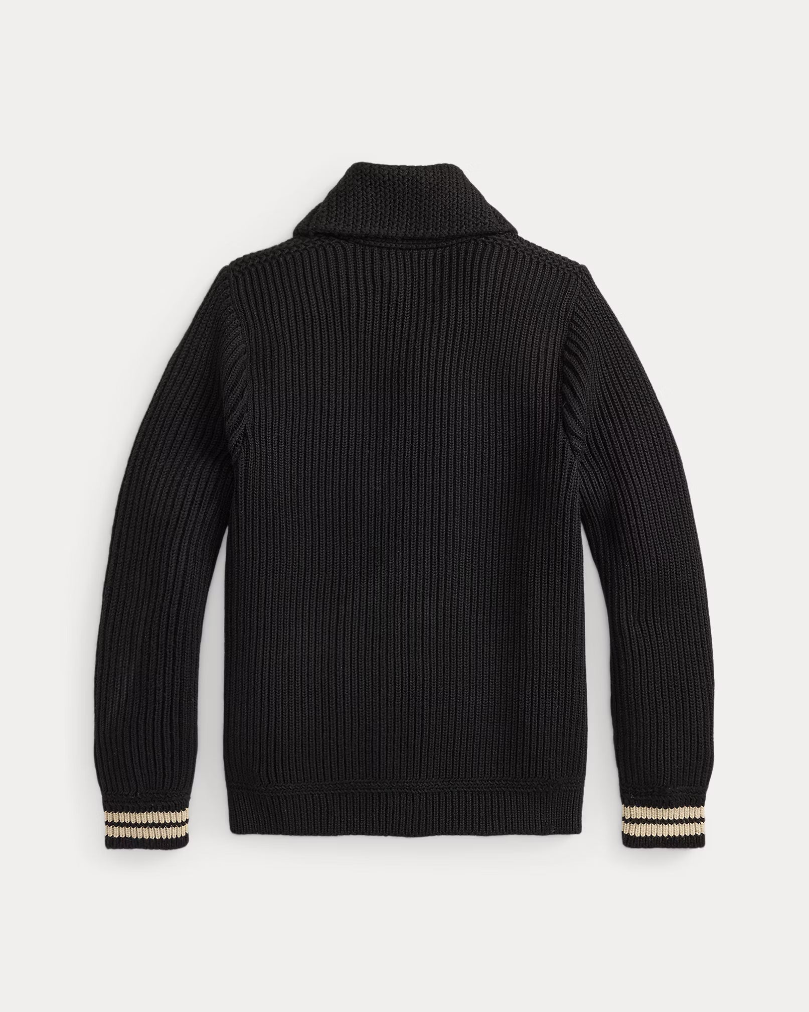 RRL Skull-Patch Wool Shawl Cardigan