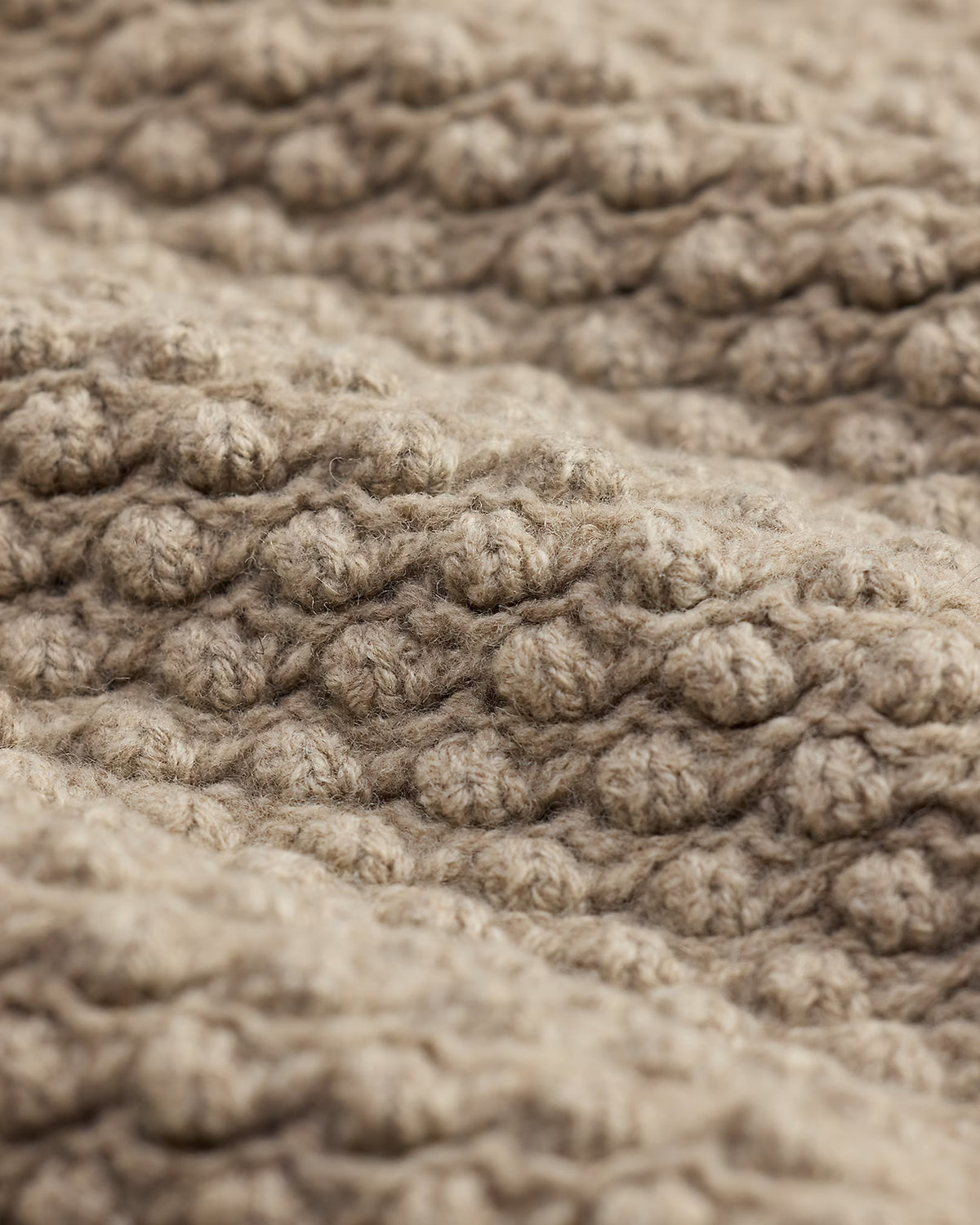 RRL Cable Knit Wool Shawl Sweater