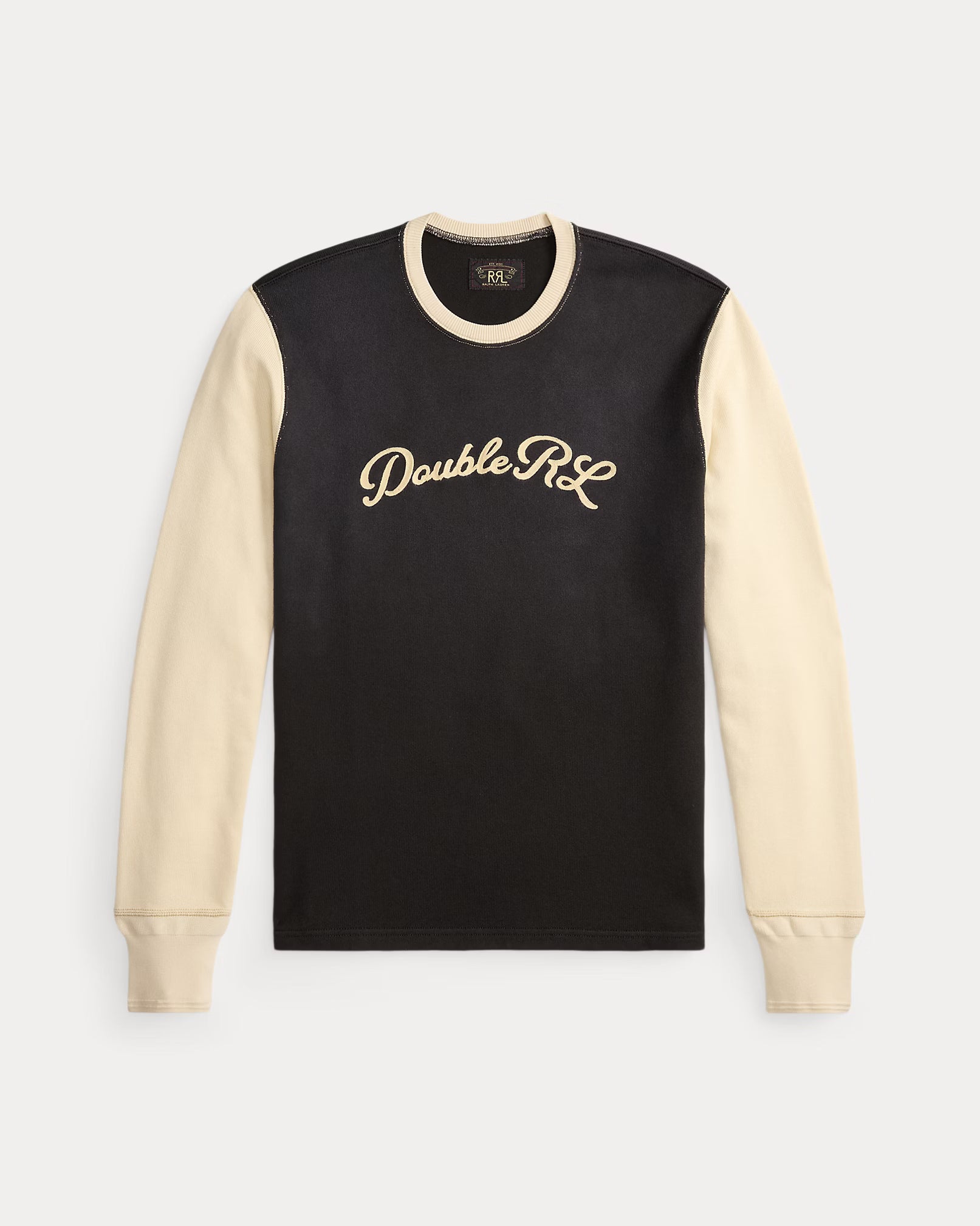 RRL Logo Two-Tone Jersey T-Shirt