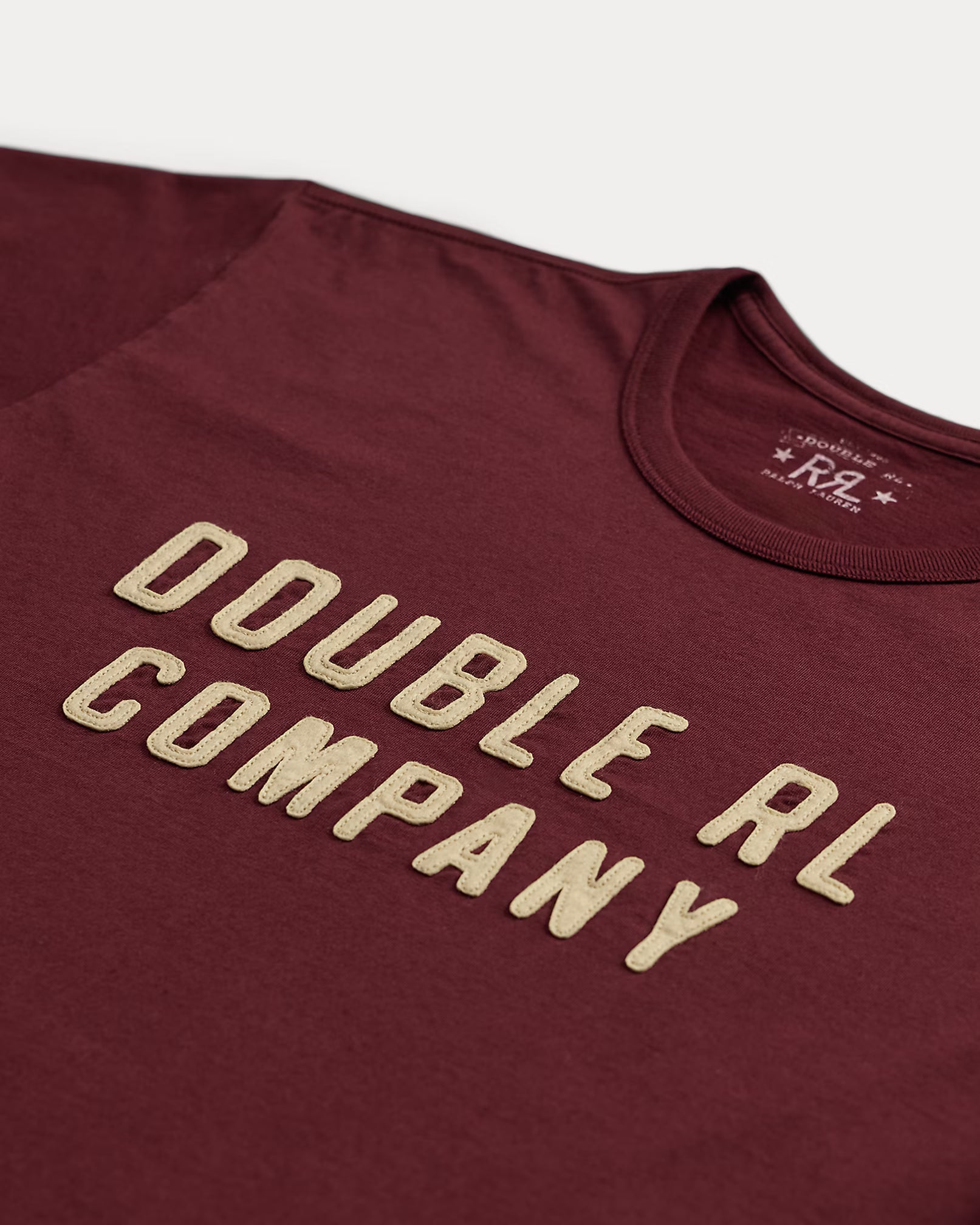 RRL Logo Garment-Dyed Jersey T-Shirt