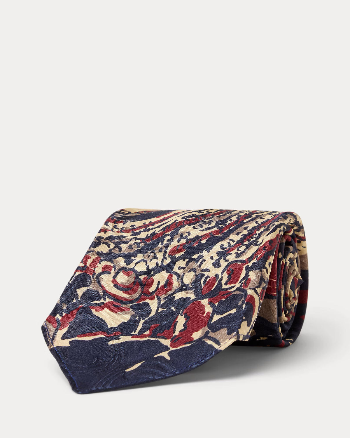 RRL Handmade Music-Print Silk Tie