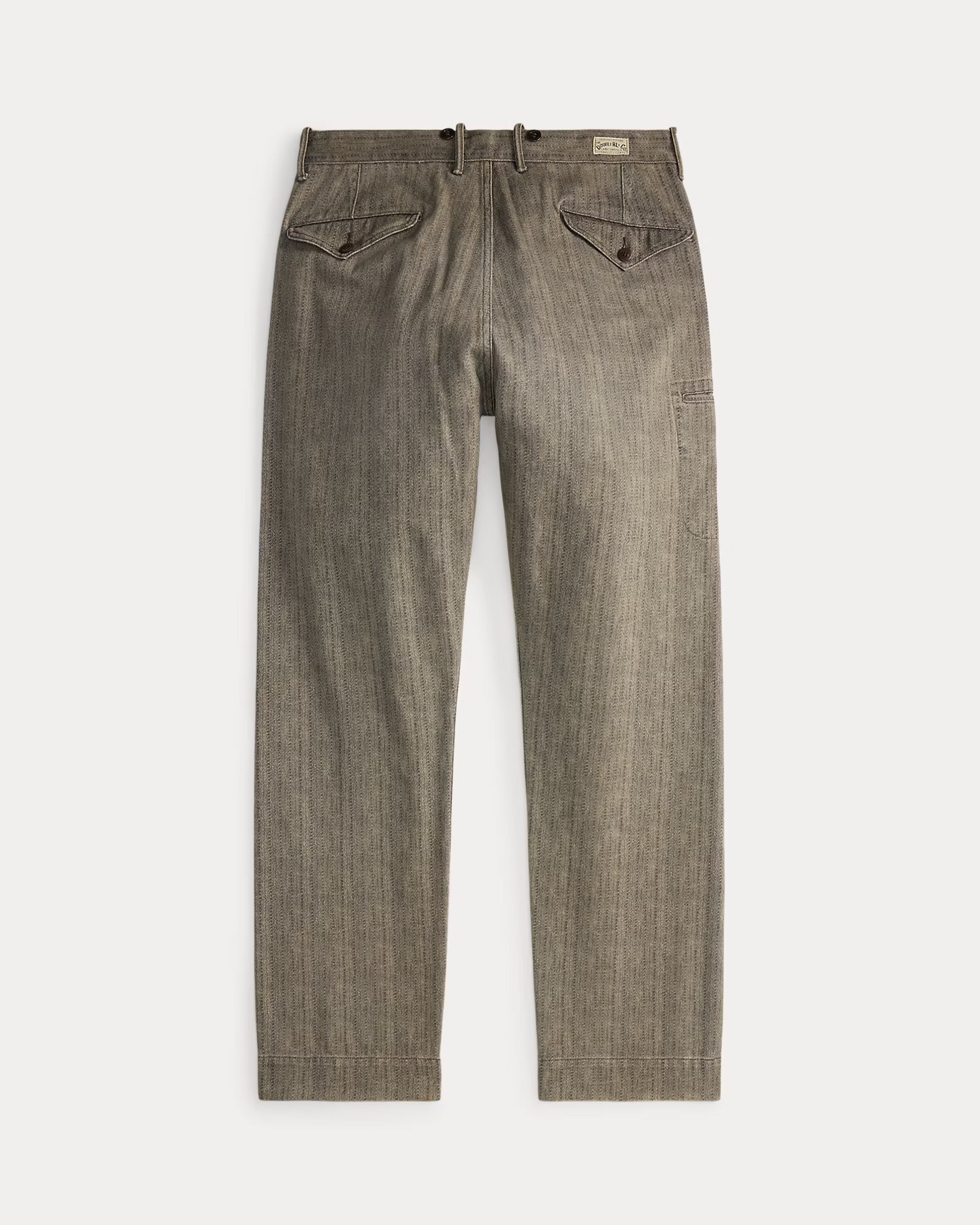 RRL Engineer Fit Herringbone Print Pants