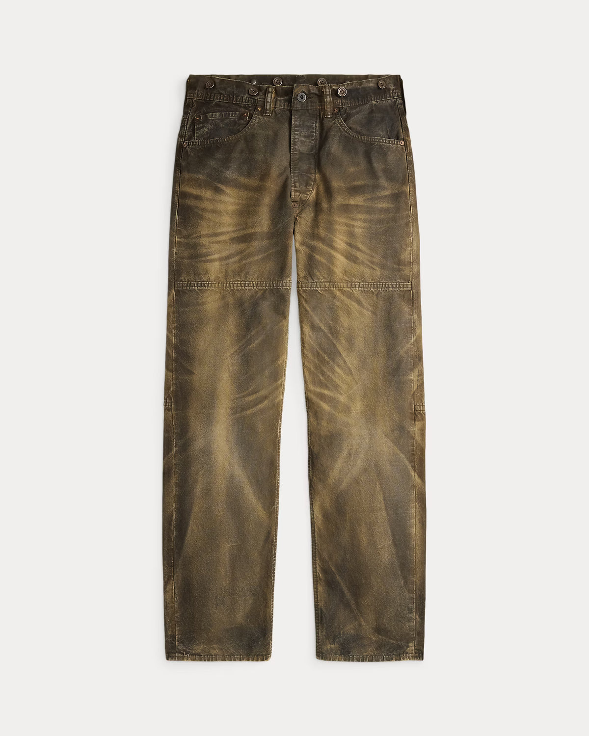 RRL Straight Fit Distressed Canvas Workpant