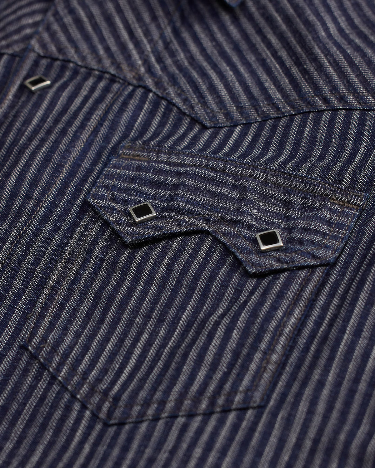 RRL Indigo Striped Jacquard Jacket