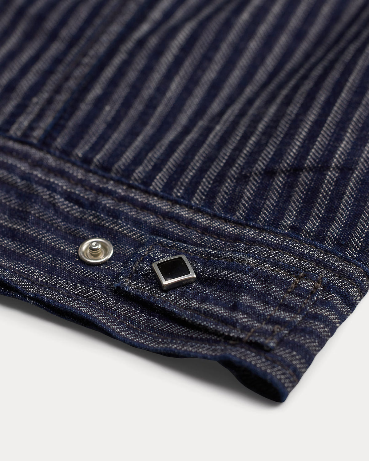 RRL Indigo Striped Jacquard Jacket