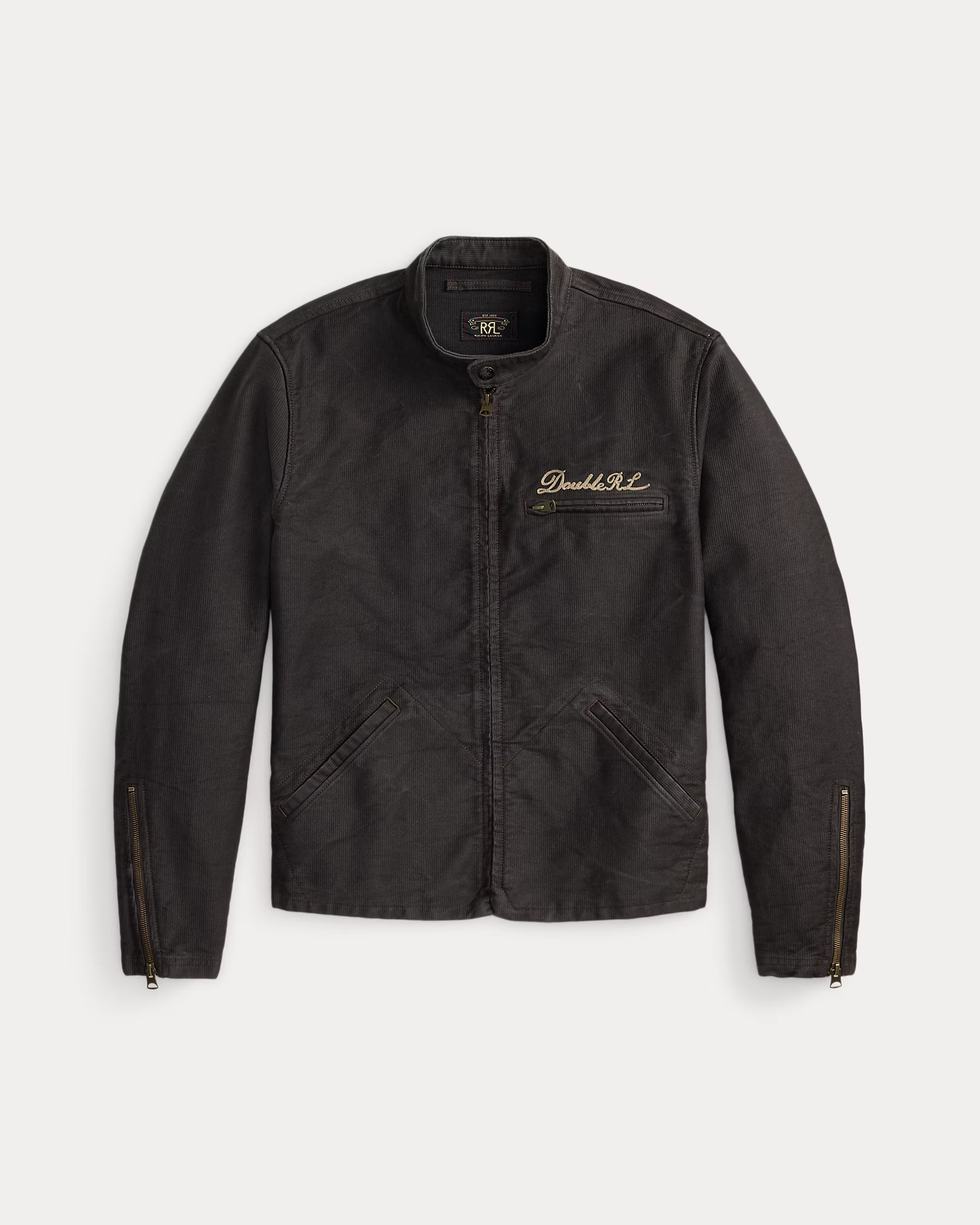 RRL 13 X Corduroy Cafe Racer Jacket