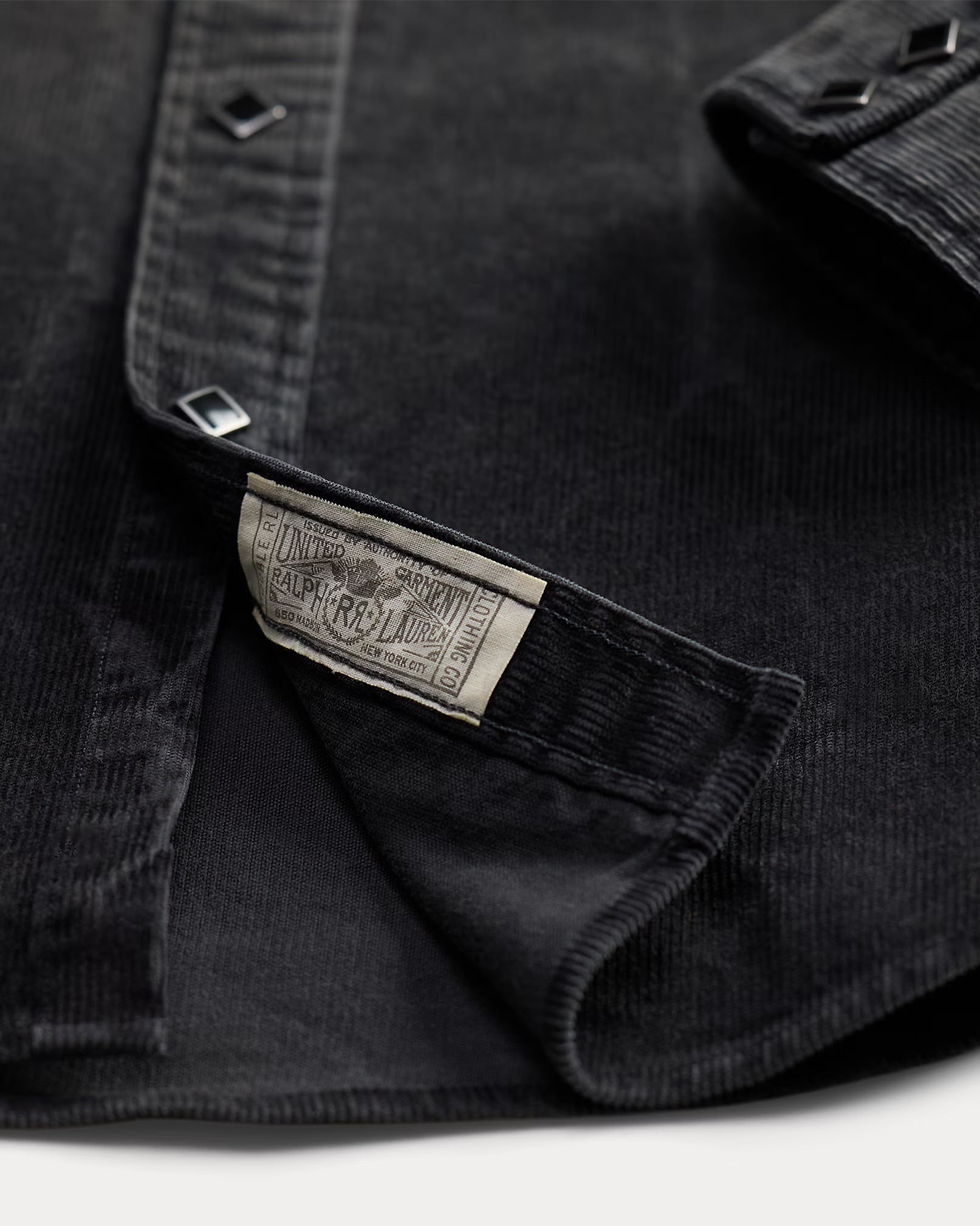 RRL Slim Fit Corduroy Western Shirt