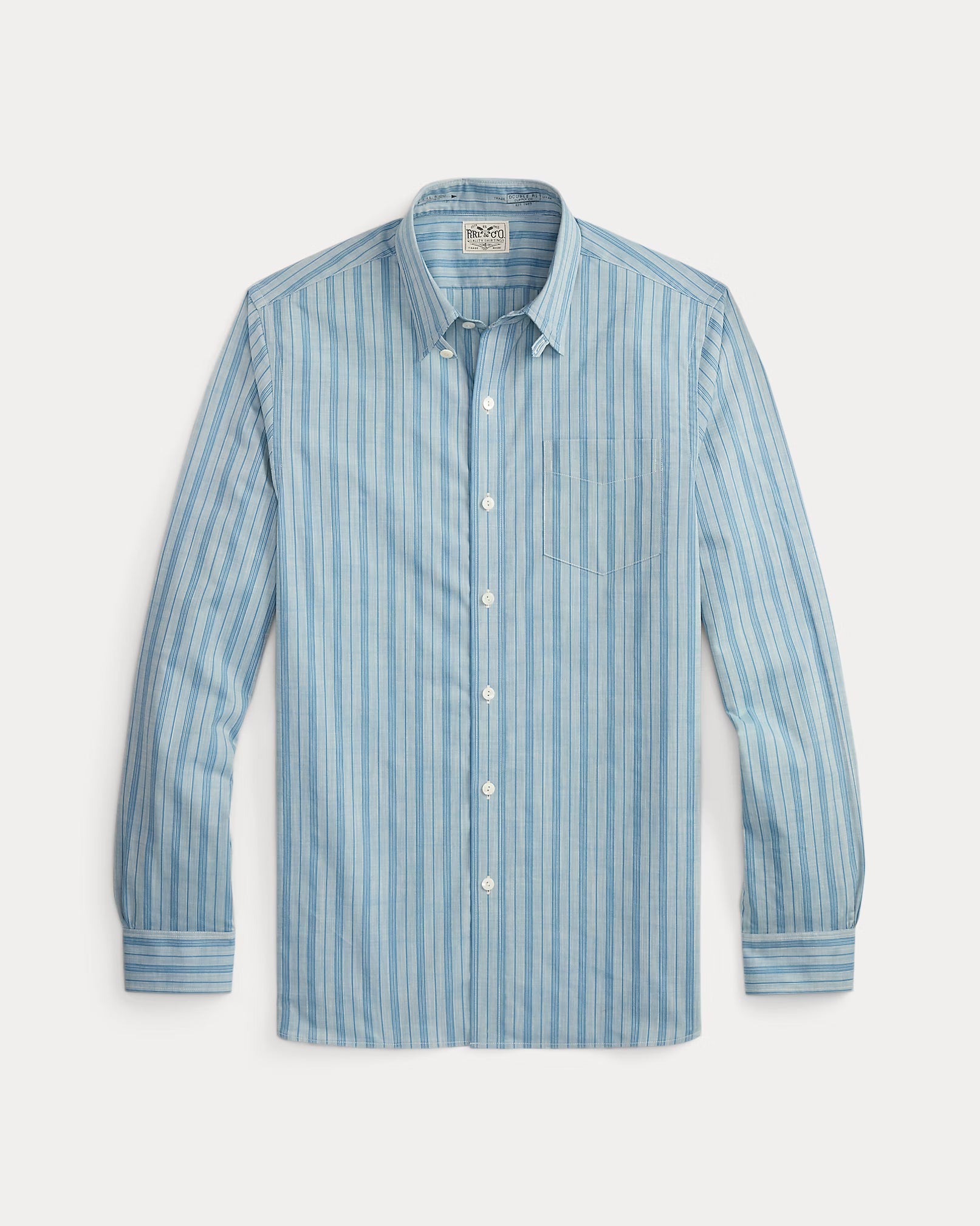RRL Slim Fit Striped Shirt