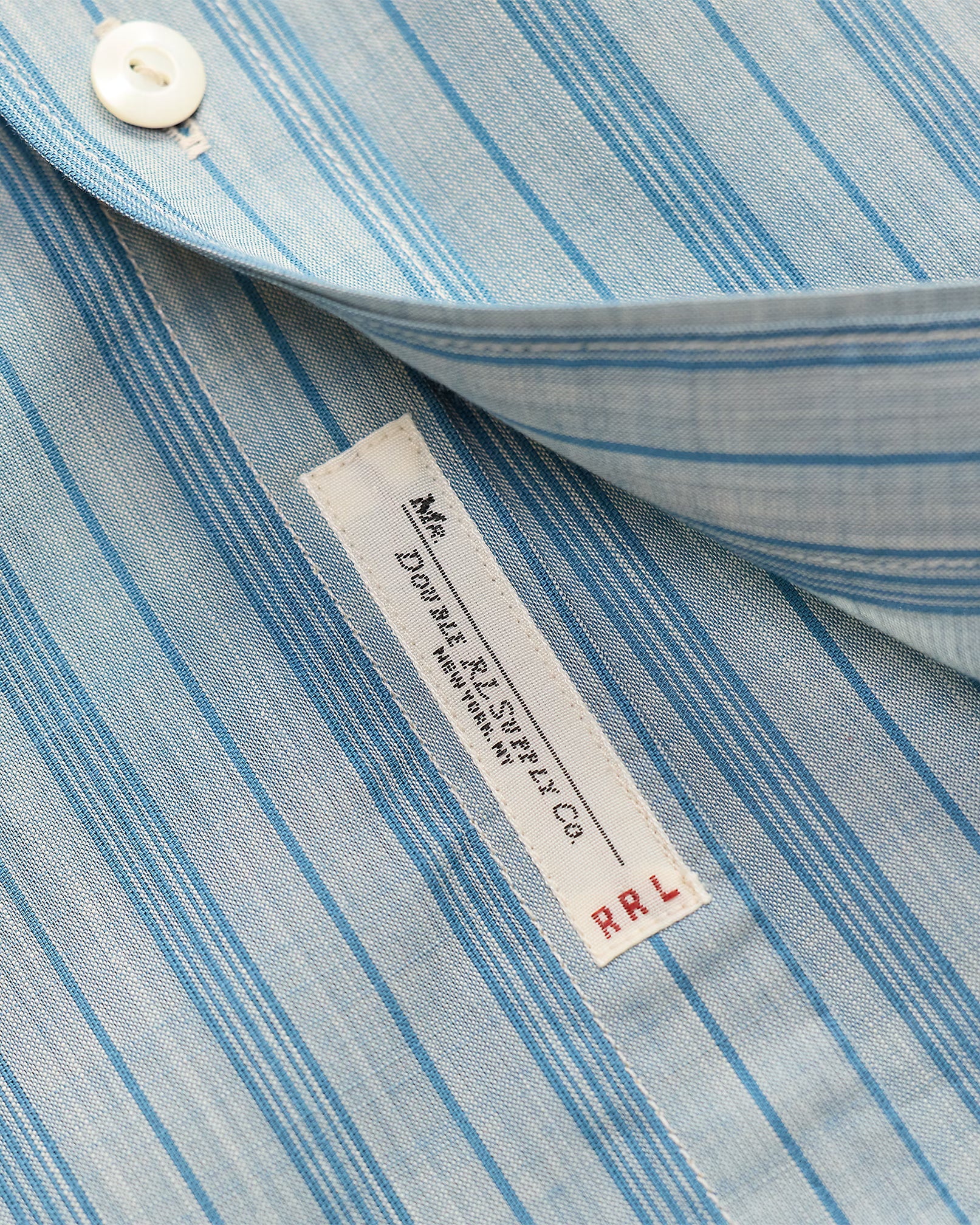 RRL Slim Fit Striped Shirt