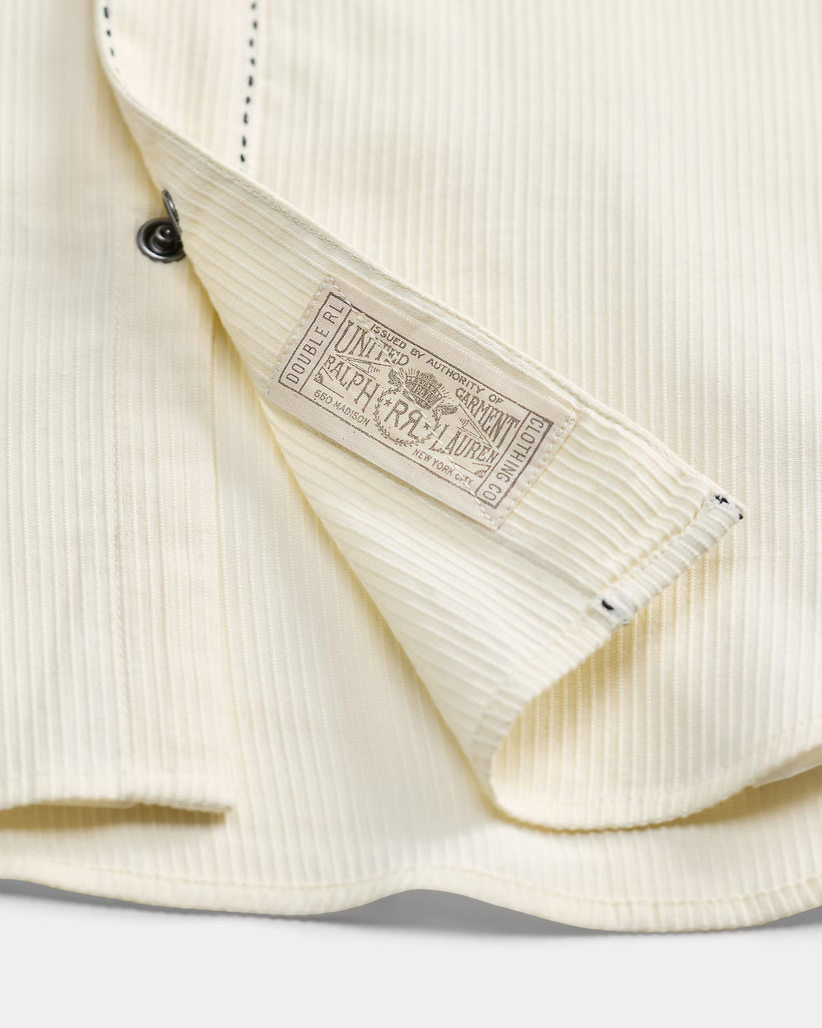 RRL Slim Fit Bedford Cord Western Shirt