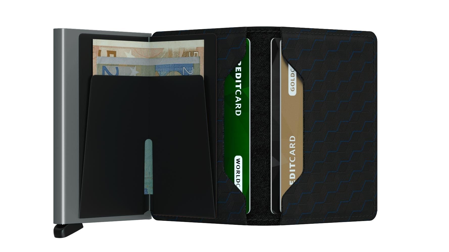 Slimwallet - Optical Black Titanium