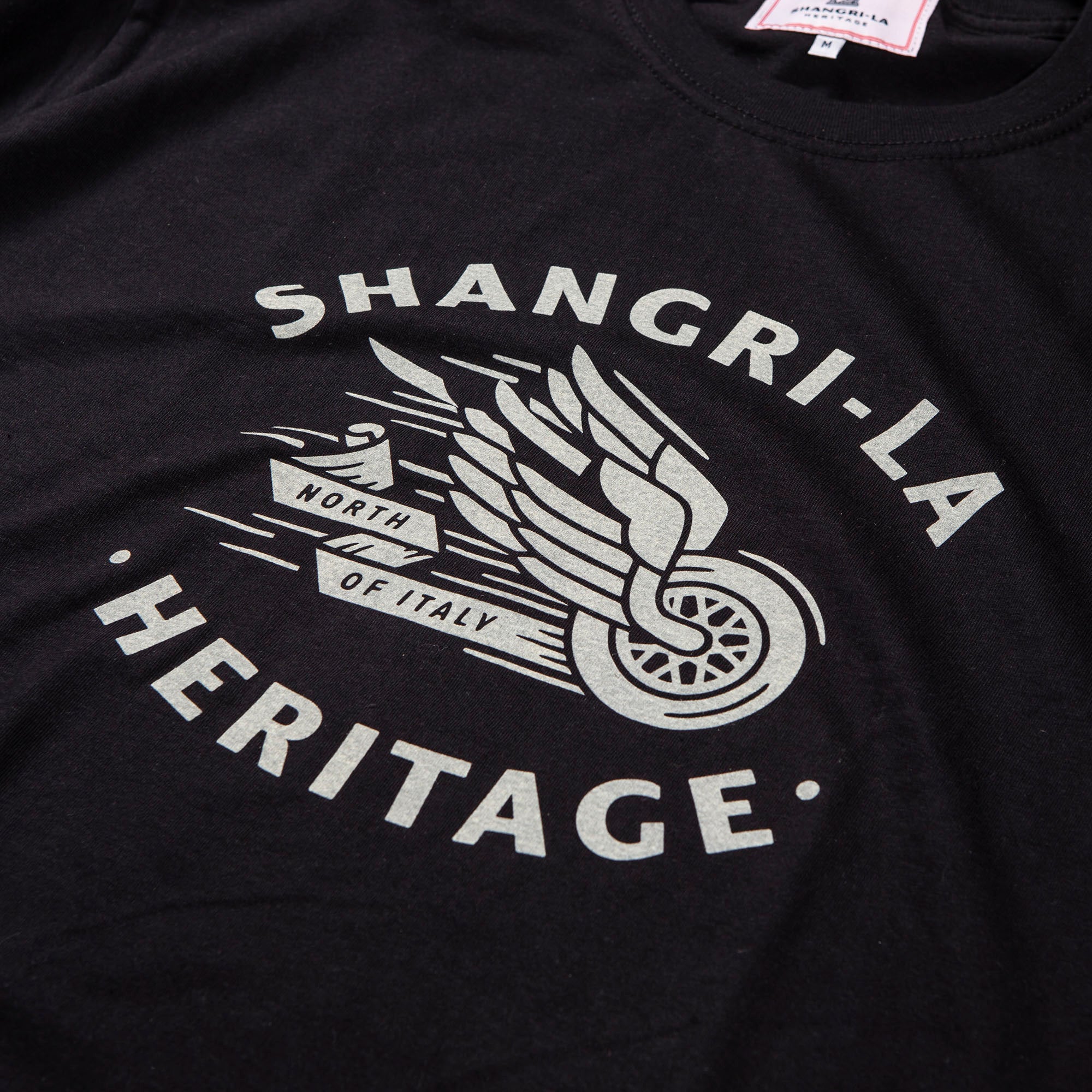 “Winged Wheel” Black Tee
