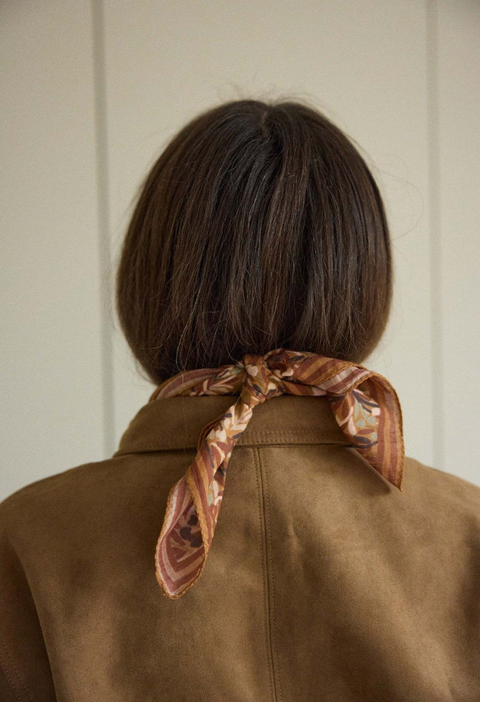 Small Cotton Songe Hazelnut Scarf