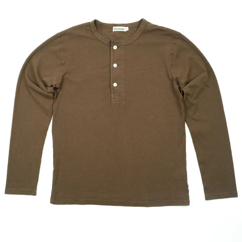 Freenote 13 Ounce Henley L/S Cedar