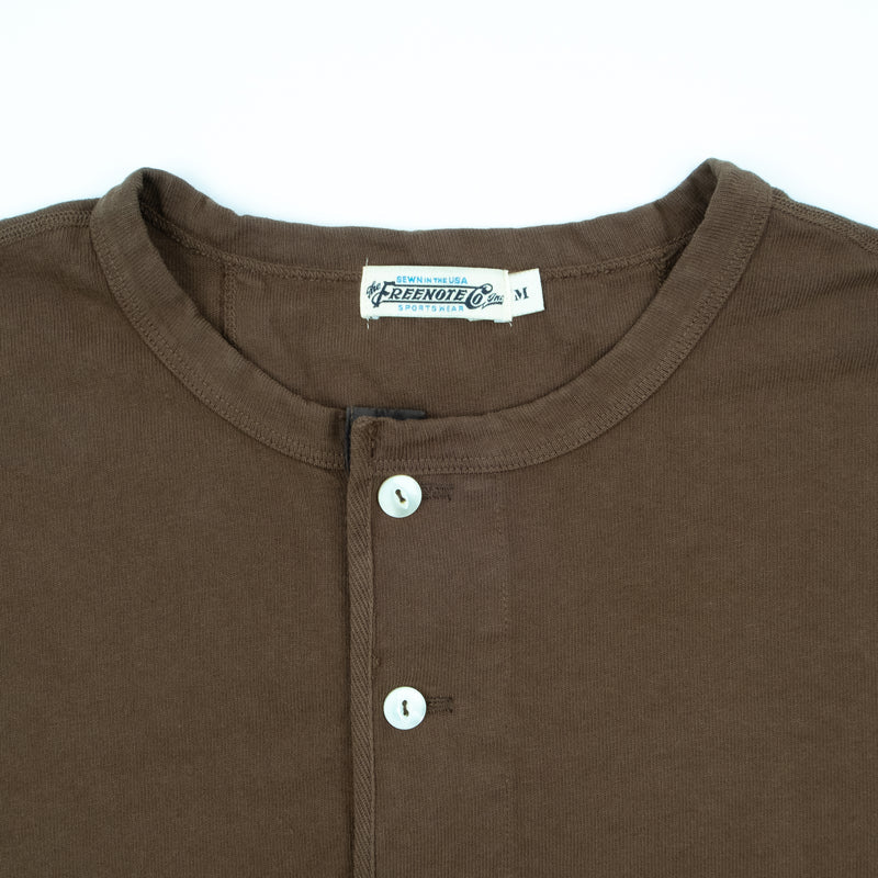 Freenote 13 Ounce Henley L/S Cedar