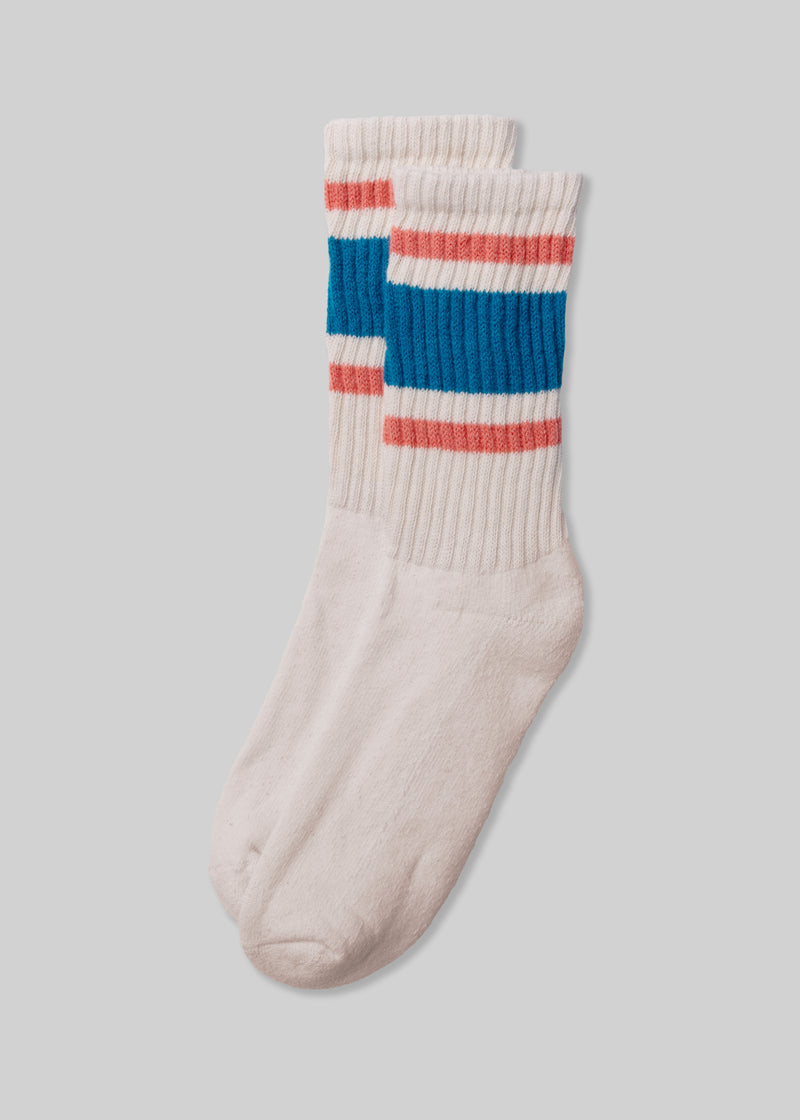 The Retro Stripe Crew Socks