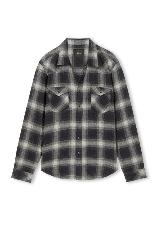 Roy Shirt Silver Midnight