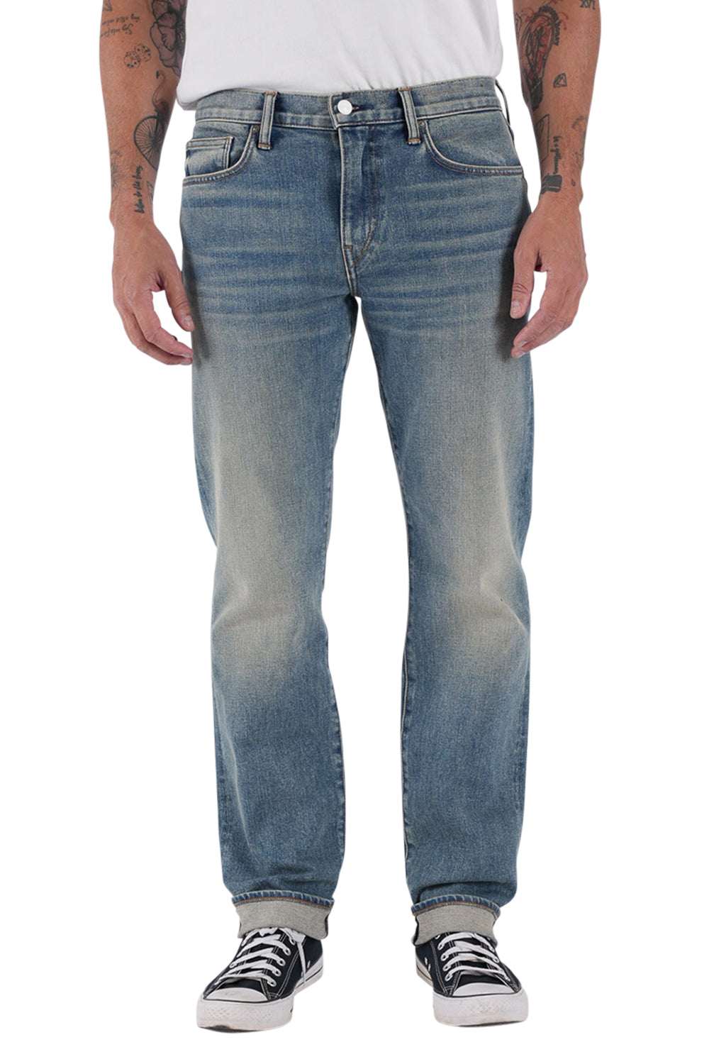 The Hammer Straight - Silver Gray Raw 14oz Selvedge