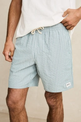 Seersucker Stripe Jam -  Pine
