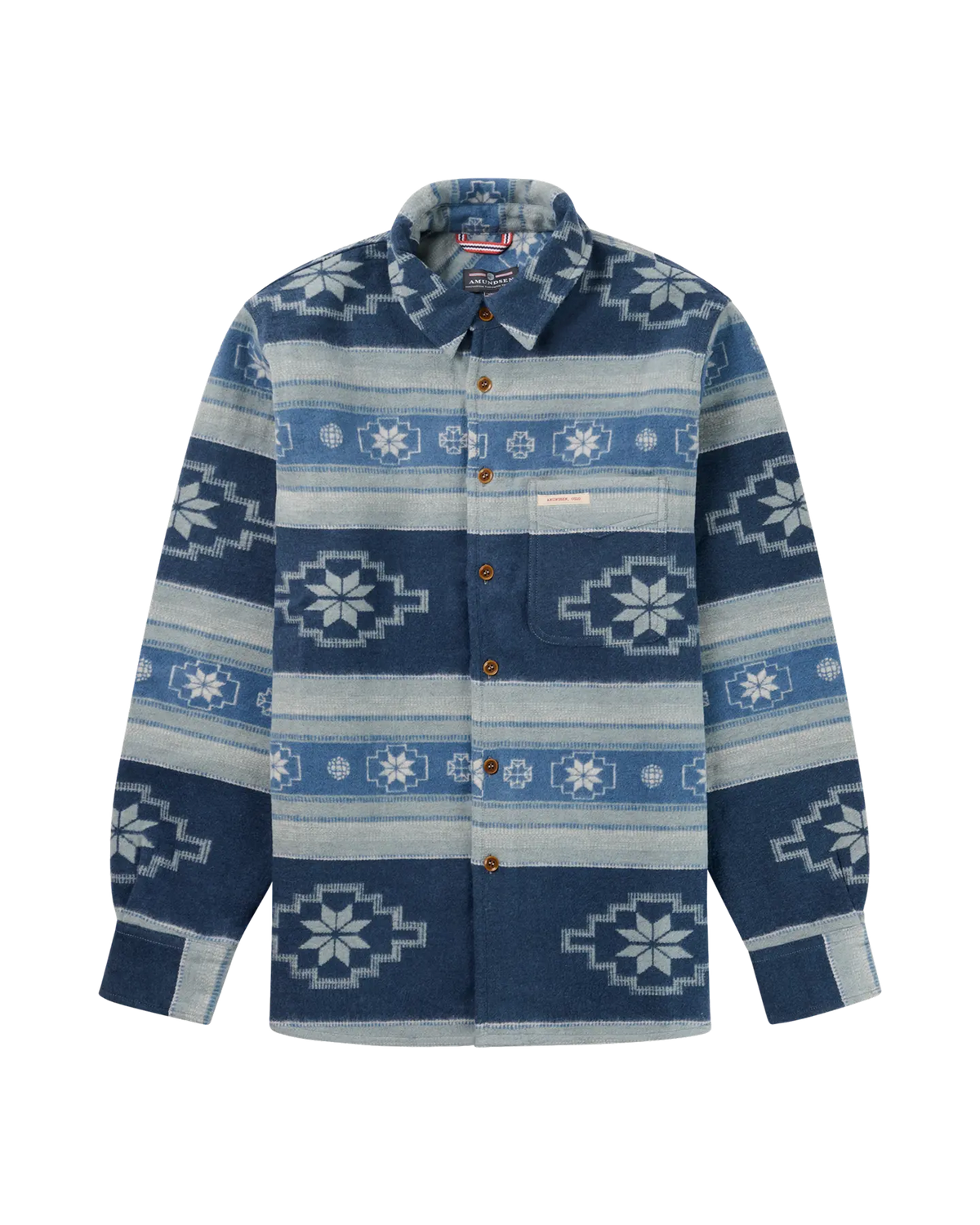 FRAMHEIM HERITAGE OVERSHIRT MENS - Fjord Blue