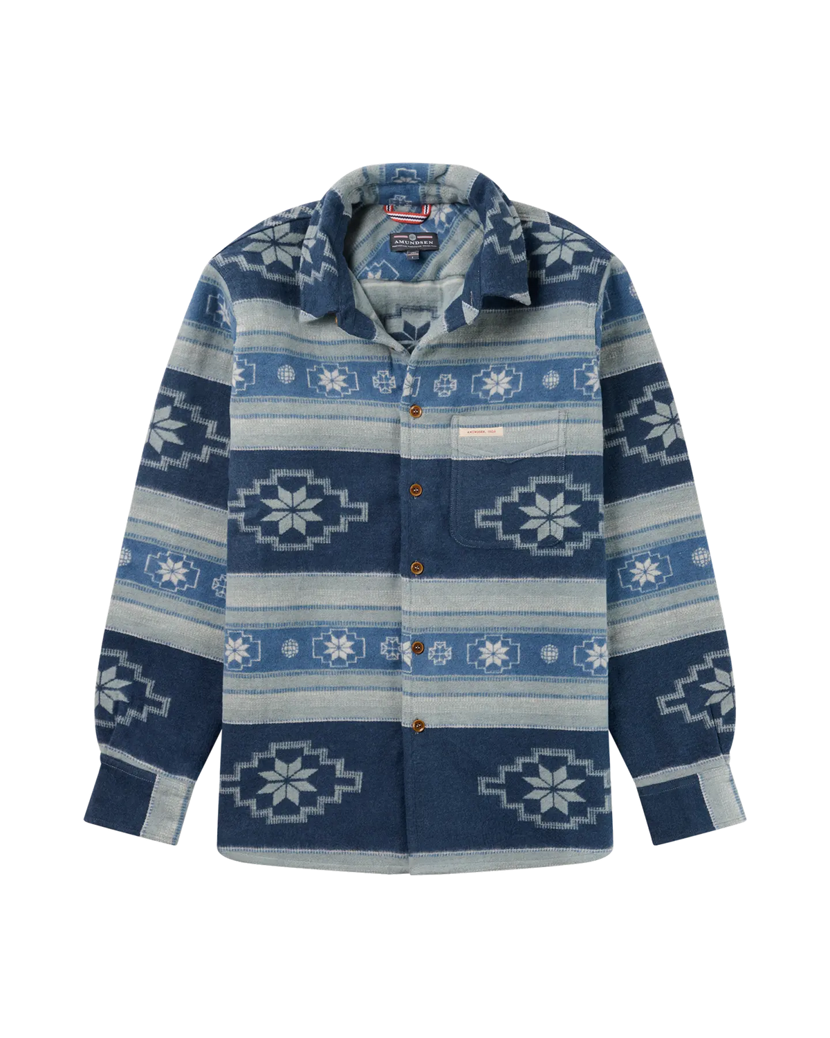 FRAMHEIM HERITAGE OVERSHIRT MENS - Fjord Blue