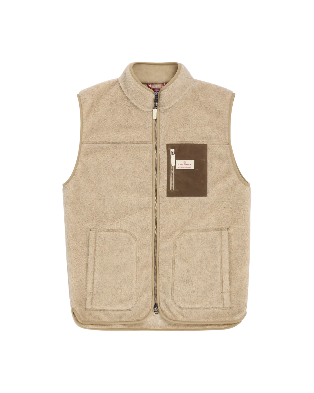 HEROES WOOL FLEECE VEST MENS - Natural