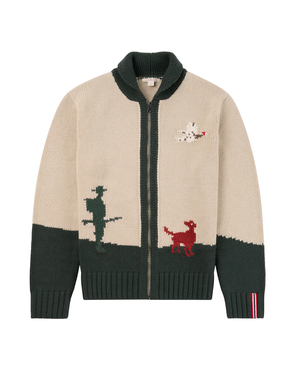HUNTSMAN CARDIGAN MENS - Desert/Olive