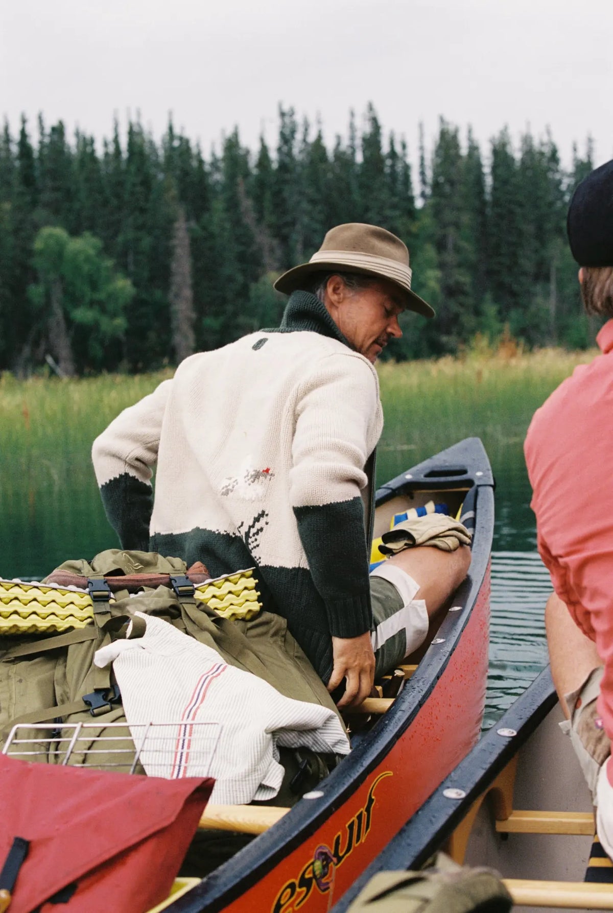 HUNTSMAN CARDIGAN MENS - Desert/Olive