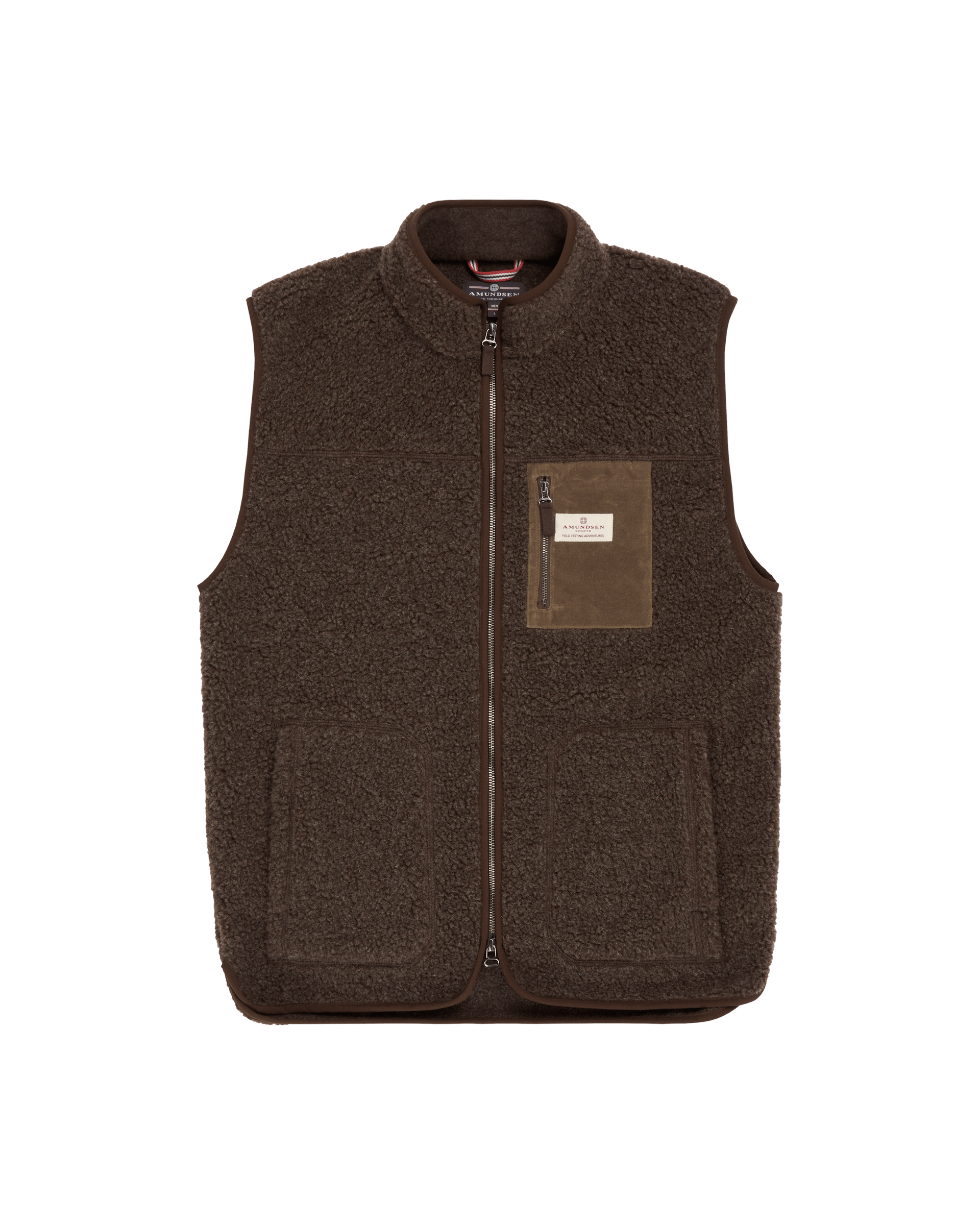 HEROES WOOL FLEECE VEST MENS-COWBOY