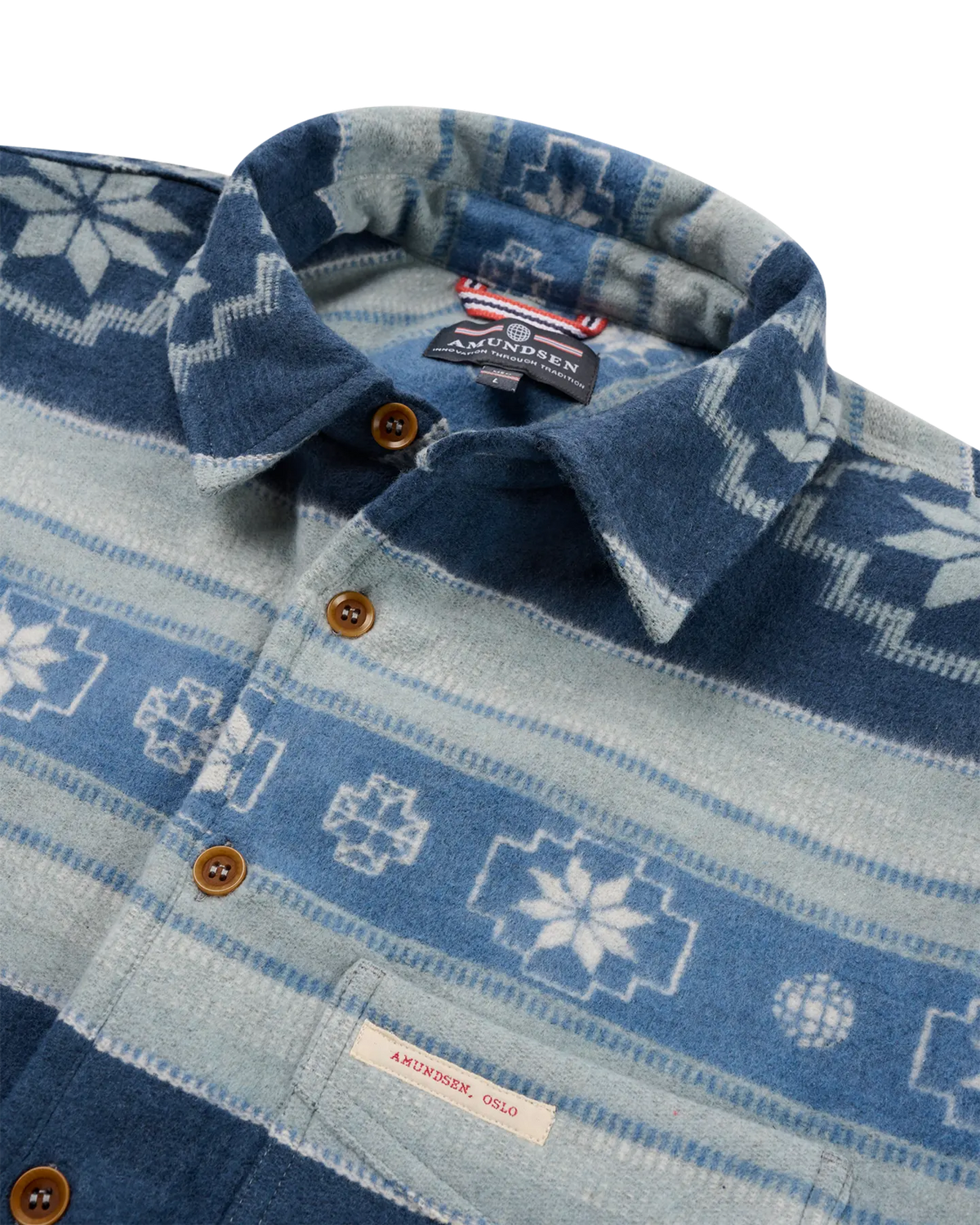 FRAMHEIM HERITAGE OVERSHIRT MENS - Fjord Blue
