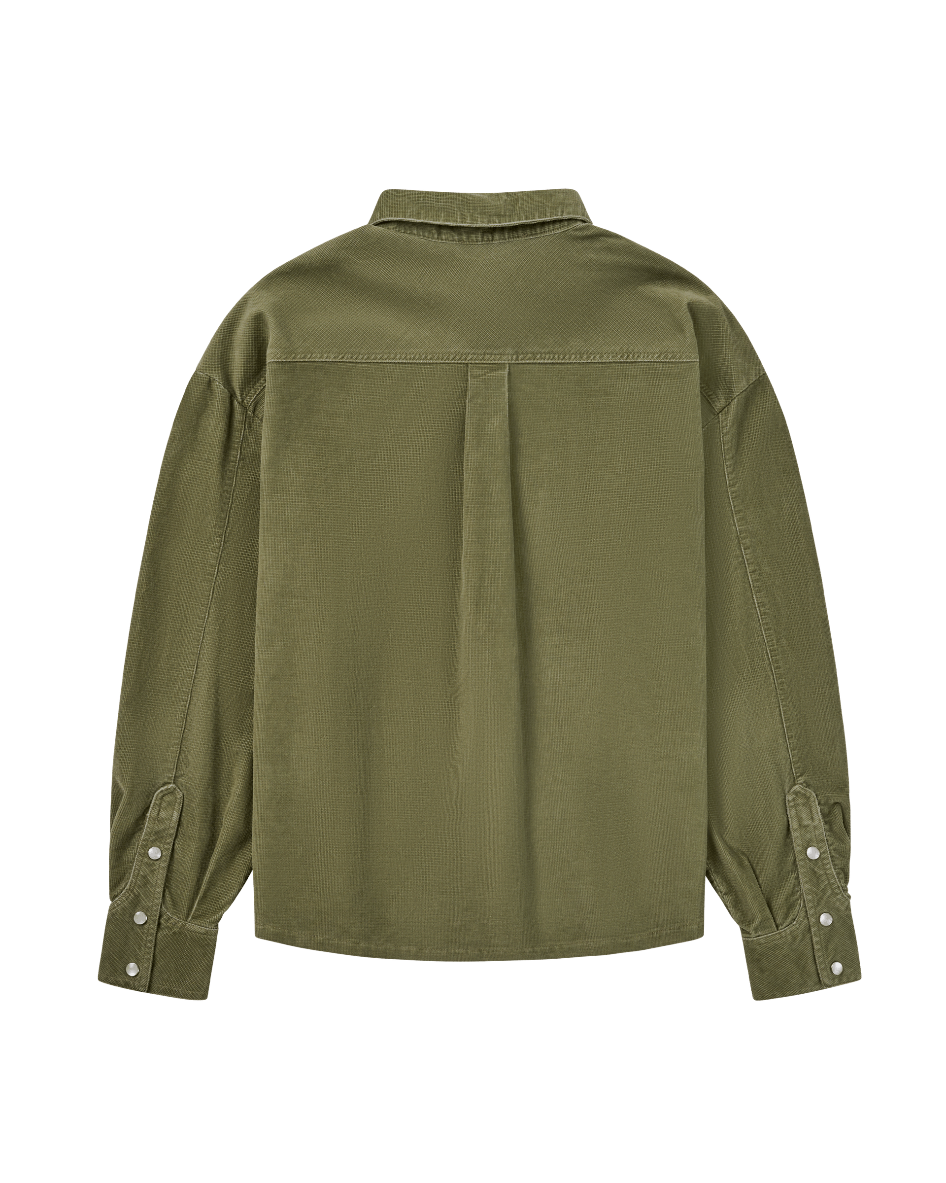 WILD VELVET SHIRT WOMENS-OLIVE ASH