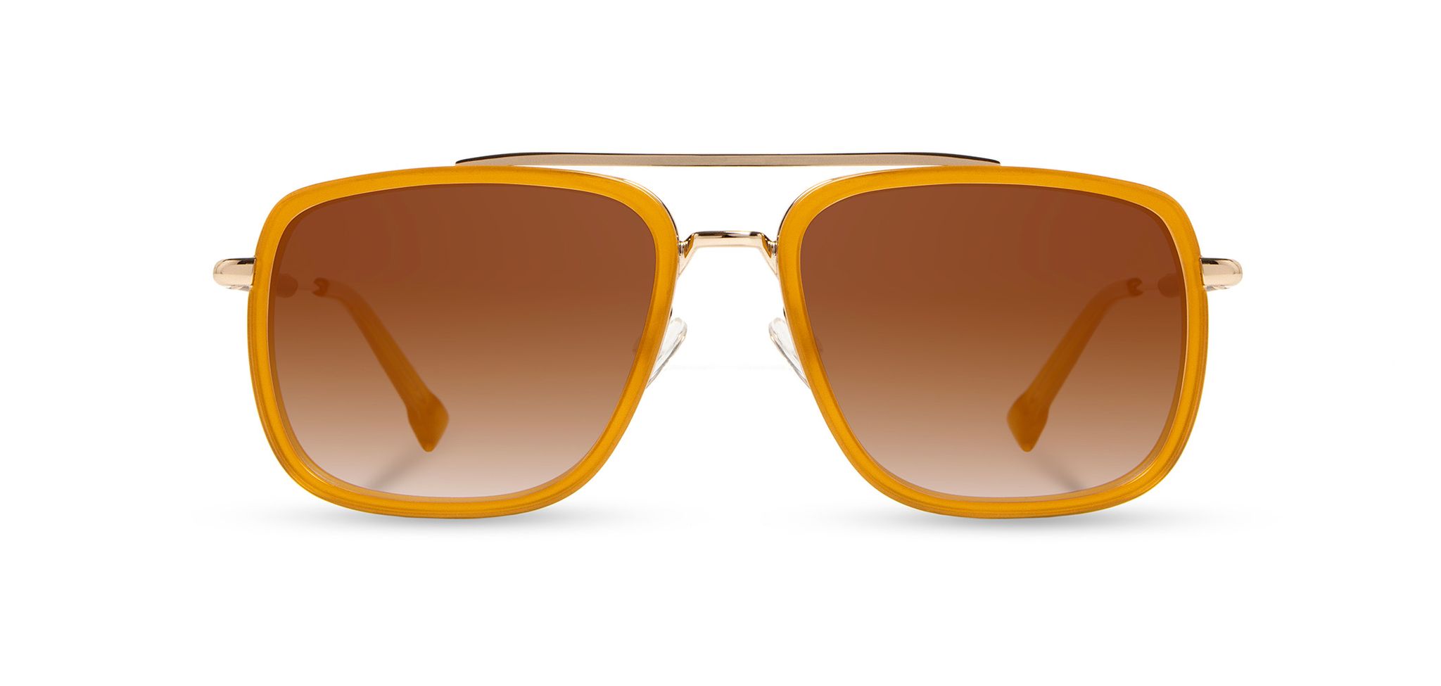 Grant: Caramel & Gold // Walnut - Brown Fade Polarized
