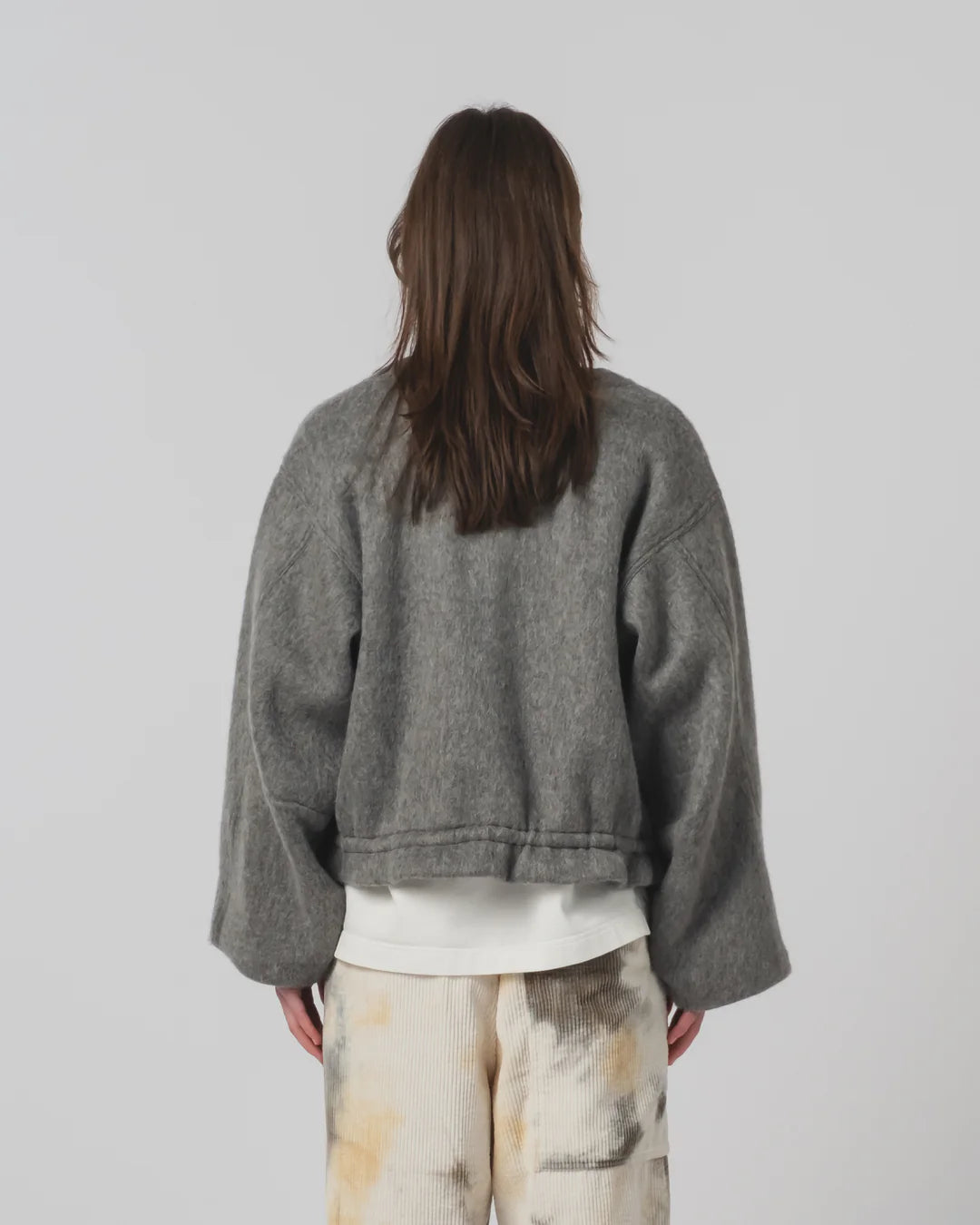 G.o.D Reactor Jacket Mohair Fleece Asphalt