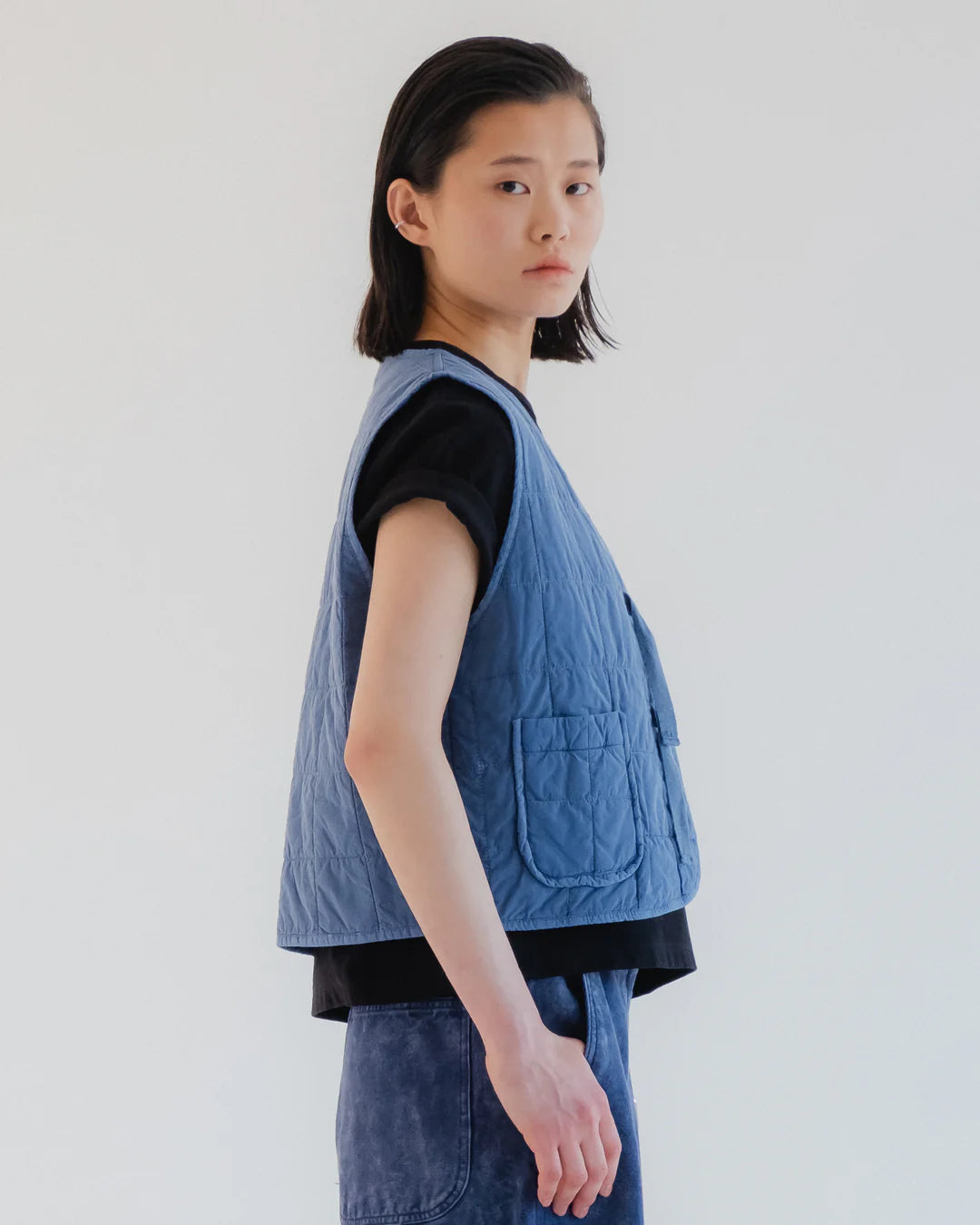 G.o.D Life Vest Cotton Quilt Infinity Blue