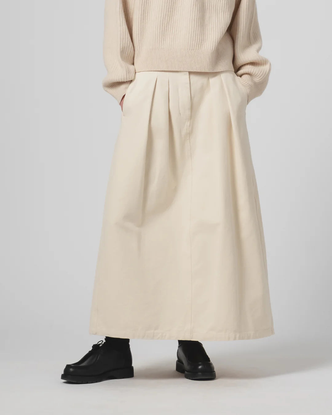 G.o.D Bulb Skirt Canvas Wheat