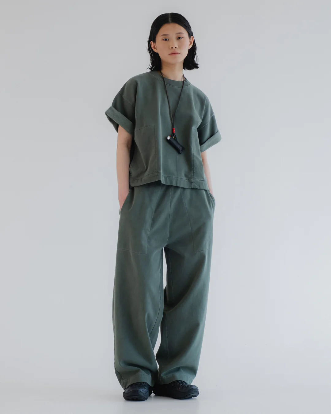 G.o.D Physical T Twill Jersey Forest Green