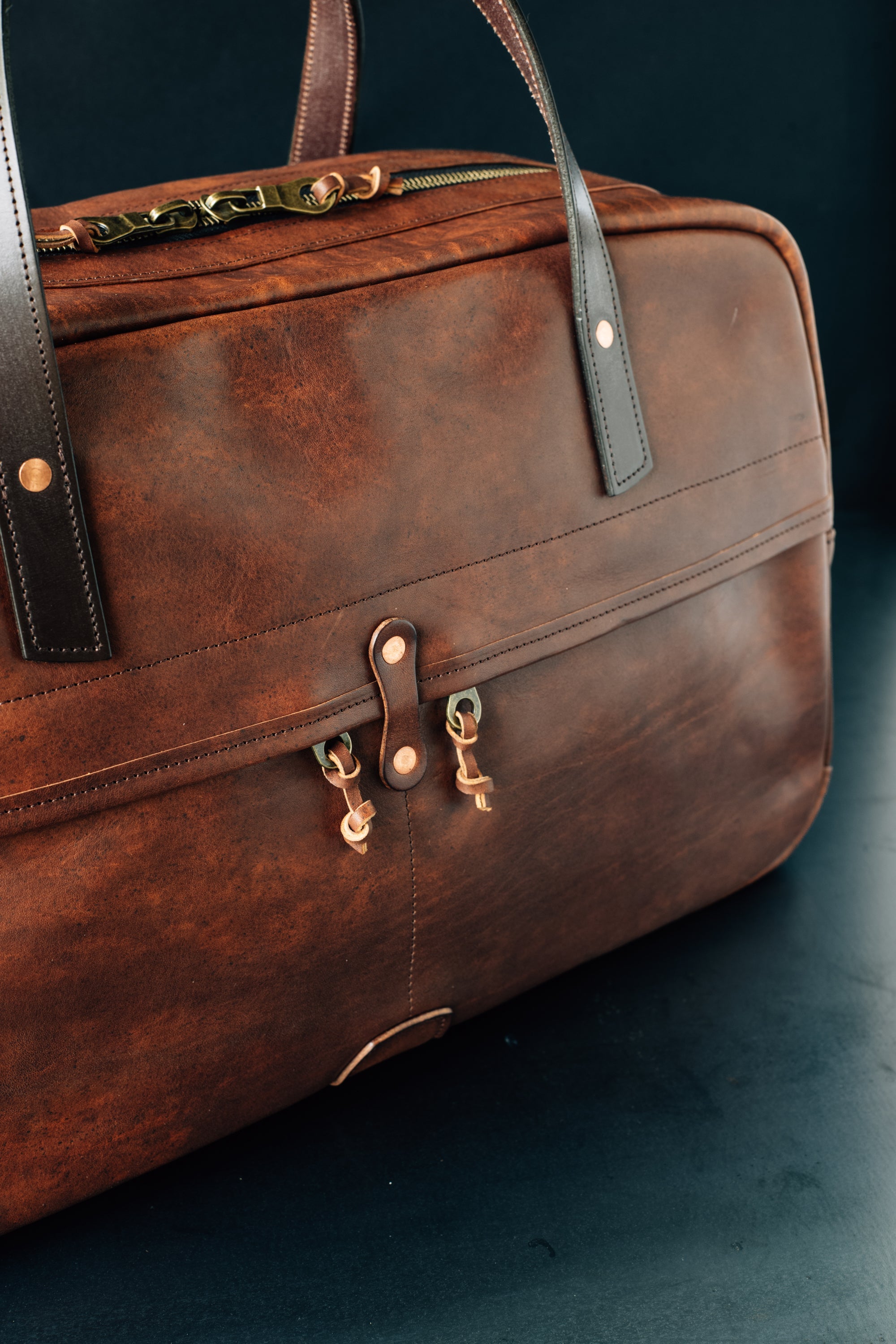 Weekender Duffle - 35L - Cognac Nemesis Leather
