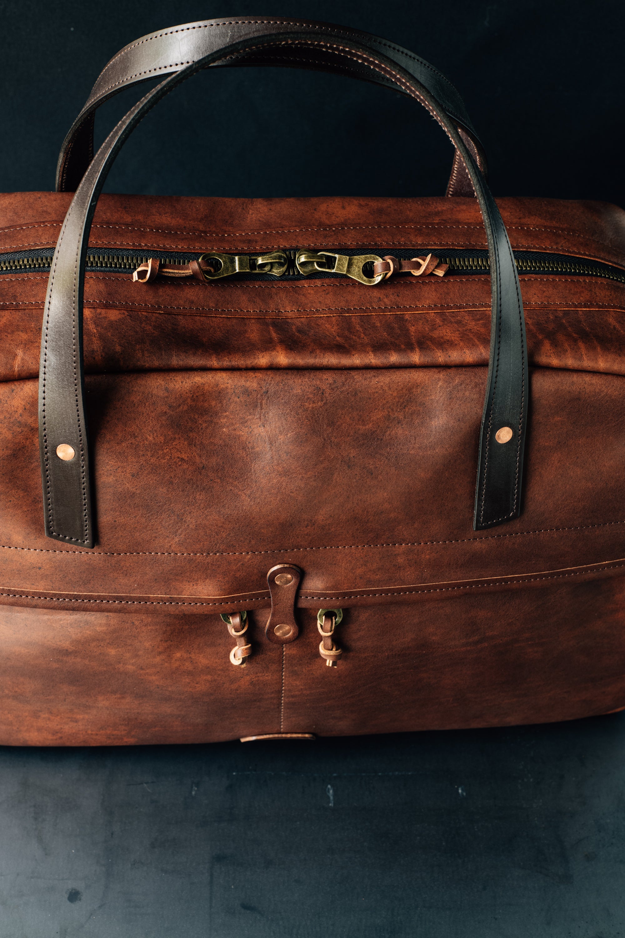 Weekender Duffle - 35L - Cognac Nemesis Leather
