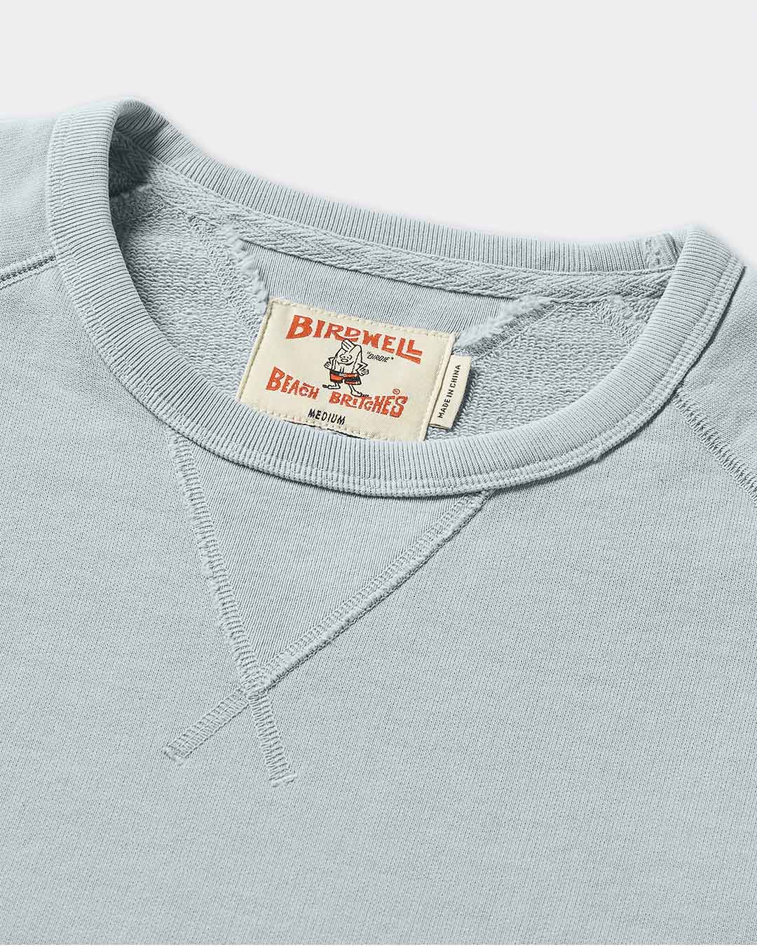 JALAMA RAGLAN CREW - BLUE FOG