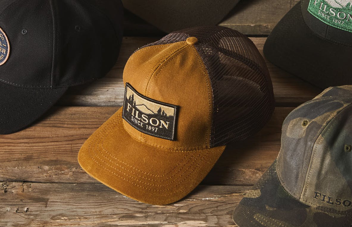 FILSON MESH LOGGER CAP-Dark Khaki