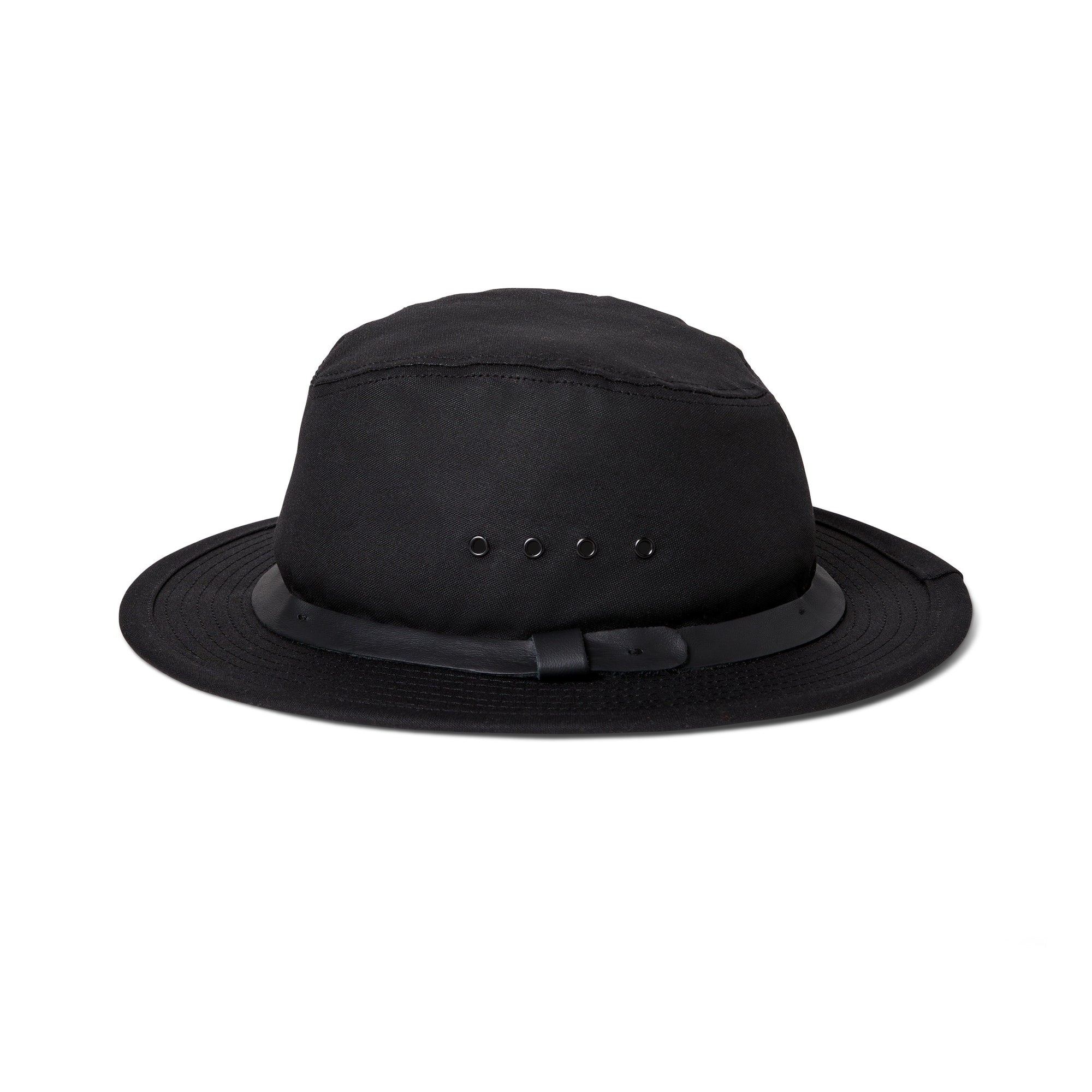 TIN CLOTH PACKER HAT - BLACK