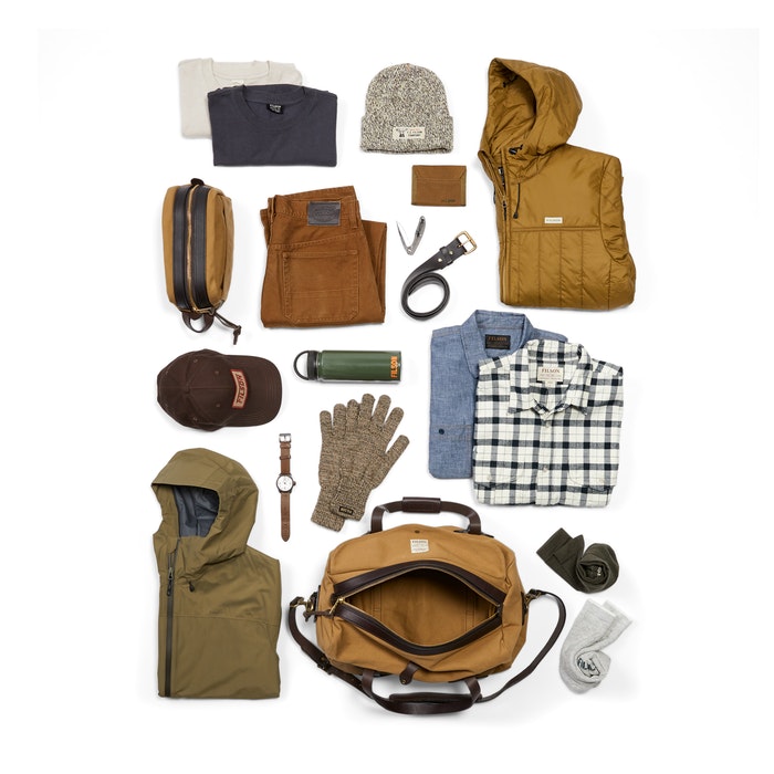 SMALL RUGGED TWILL DUFFLE BAG