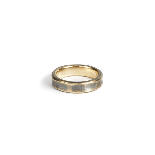 Trench Ring Brass Work Patina