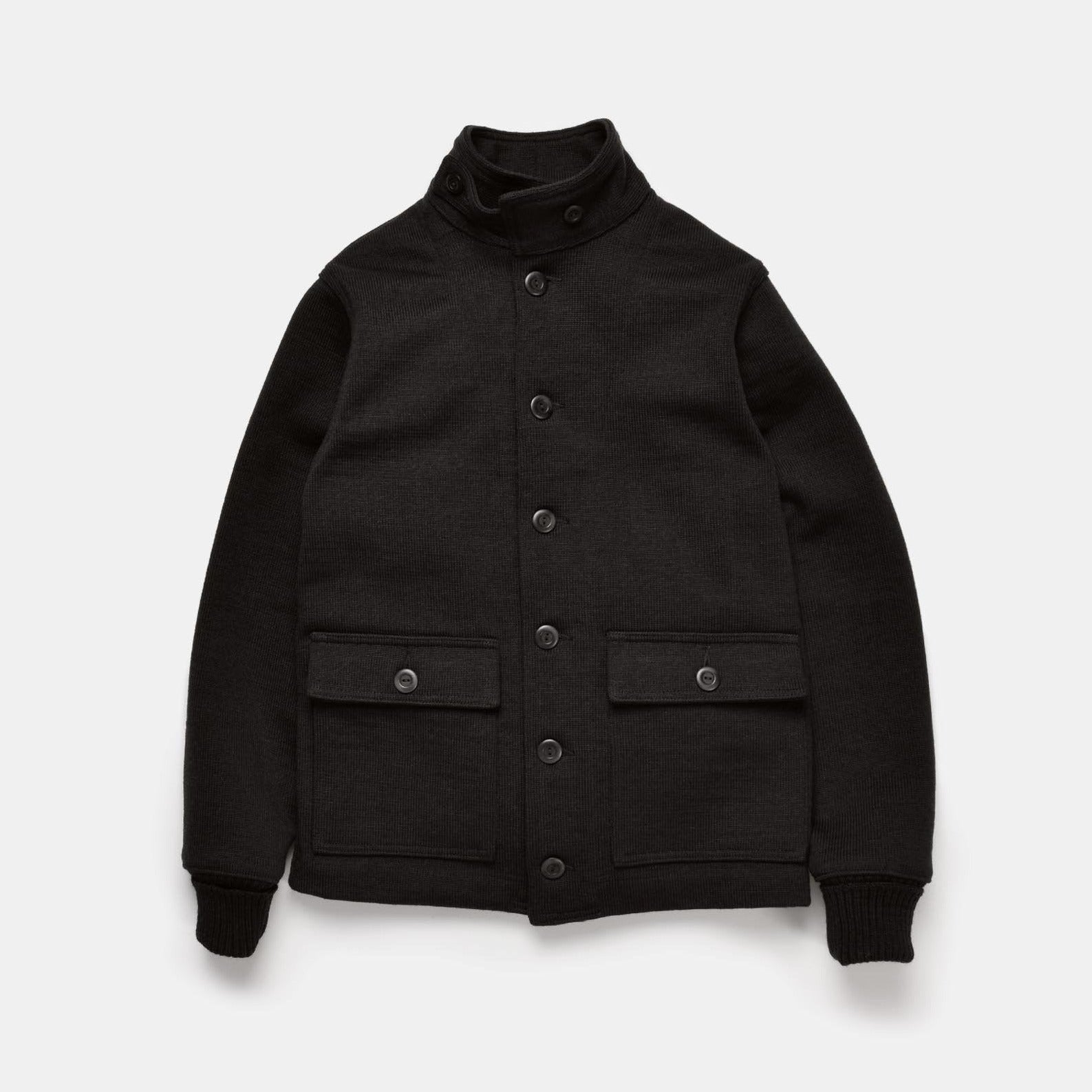 Submariner Sweater Coat - Black