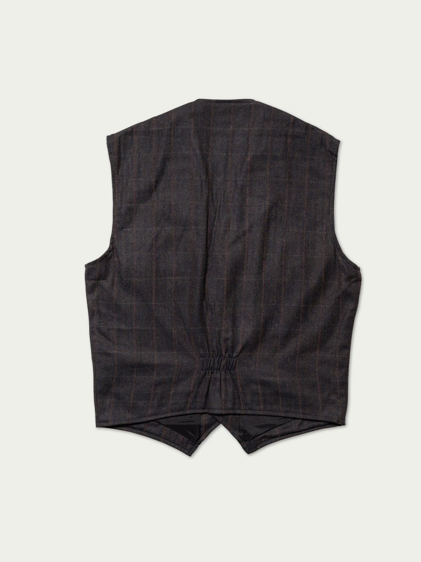 LARAMIE VEST - CHARCOAL WINDOWPANE