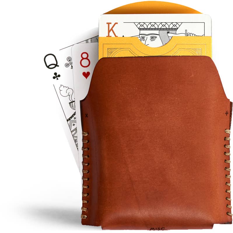 Misc. Goods Playing Cards - Single Leather Case