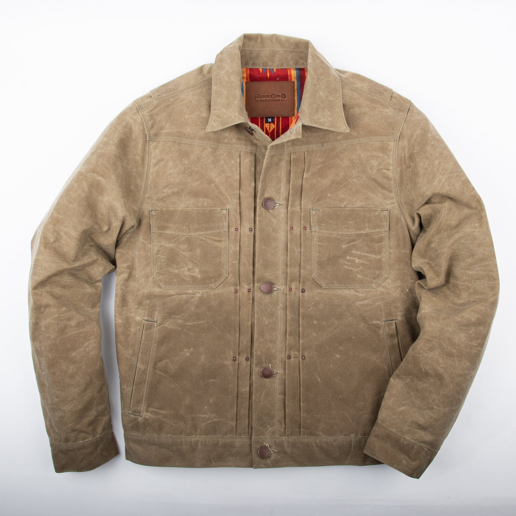 Riders Jacket Waxed Canvas Tobacco