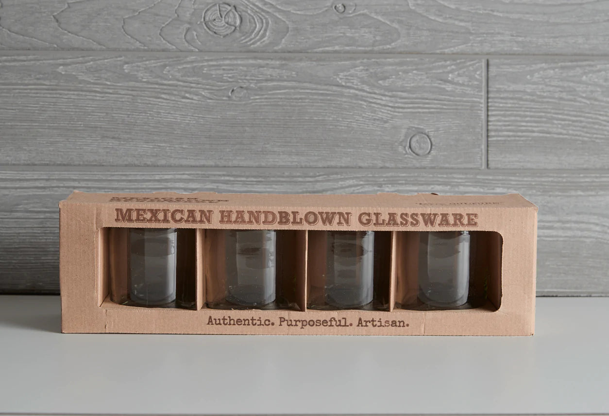 Handblown Glasses - Clear