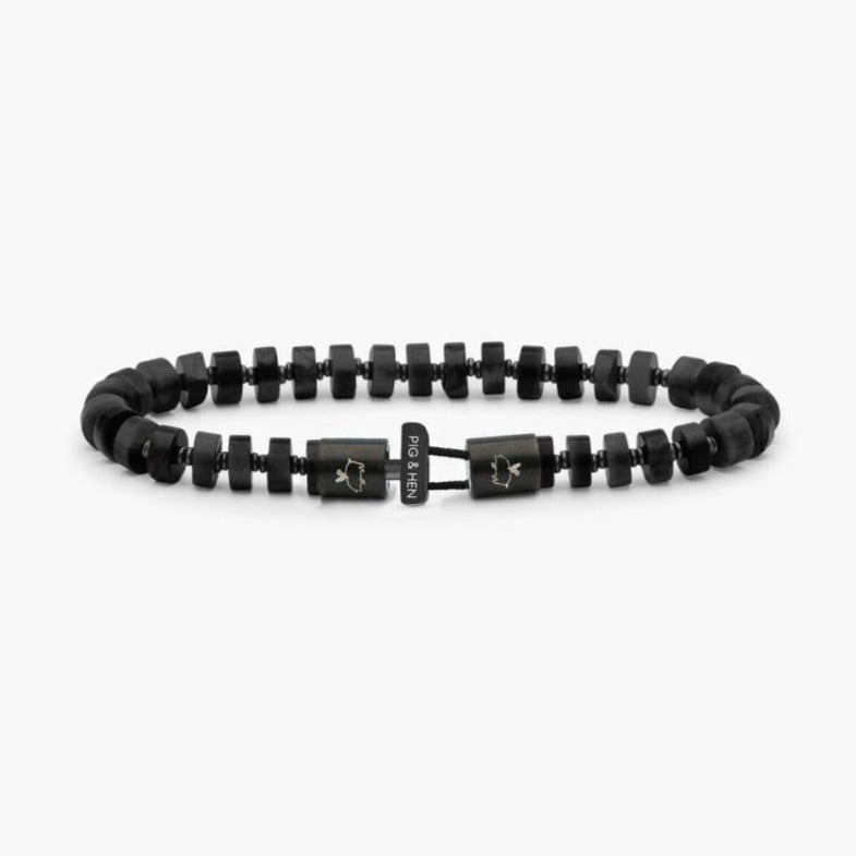 BRONTIDE 6MM BLACK AGATE | BLACK