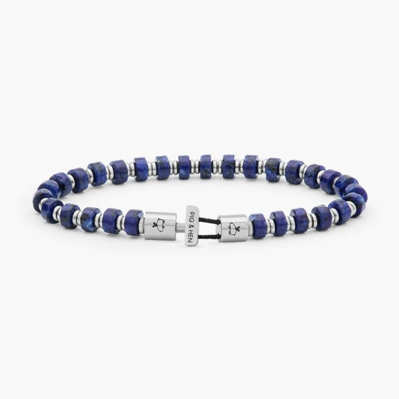 BRONTIDE 6MM LAPIZ LAZULI | SILVER